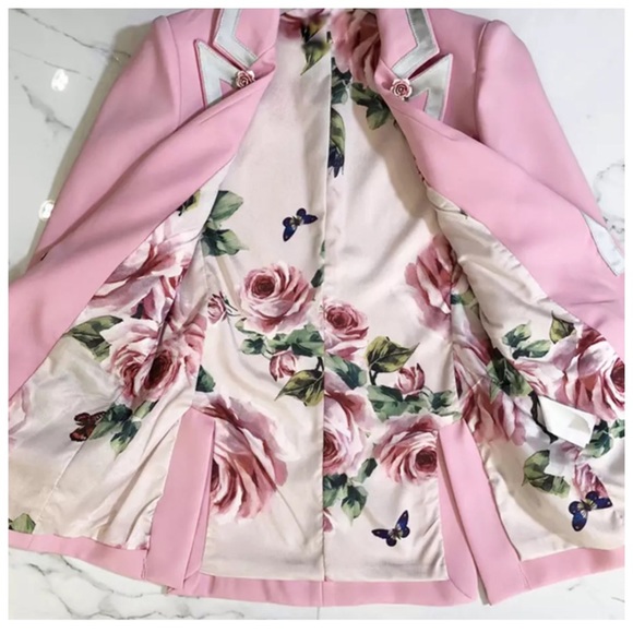 Gorgeous Pink Blazer Jacket The Jossee - Picture 7 of 9
